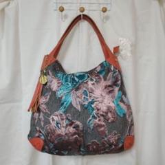 greum supply　フラワープリント ショルダーバッグ