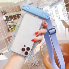 防水 スマホ ケース iPhone 海 プール ショルダー ストラップ付 首掛け