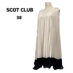 SCOT CLUB スコットクラブ フォーマルワンピース プリーツ ワンピース