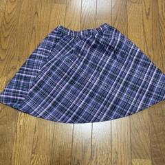 anyfam オンワード樫山 チェック柄フレアスカート 130のサムネイル