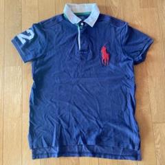 Polo Ralph Lauren ラガーシャツ L ネイビー/ホワイト　裏起毛 Ralph Lauren】ラルフローレン ラガーシャツ ボーダー ネイビー