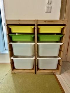 【美品】　イケア　IKEA TROFAST トロファスト　収納ボックス付き