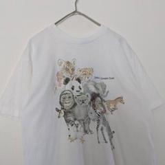 90s USA製　アニマル　動物園　Tシャツ シングルステッチ