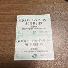 JR東日本　株主優待　東京ステーションギャラリー　入館割引券　2枚のサムネイル