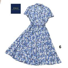 ✨美品　ポロラルフローレン 2024年春夏 花柄ロングワンピース 6