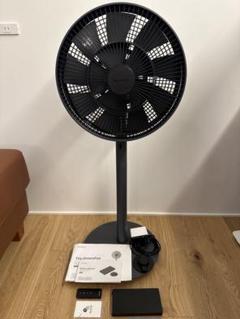 【美品】バルミューダ 扇風機 The Green Fan EGF-1600-WK バルミューダ The GreenFan EGF-1600-DK [ダークグレーxブラック