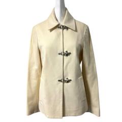 品質のいい カシミヤ混 セリーヌ CELINE ダッフルコート オフ トリオンフ ジャケット・アウター