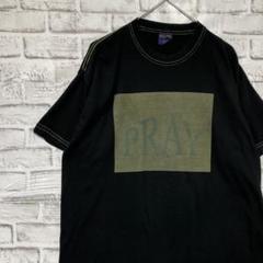 90sヴィンテージTシャツ！ブラック半袖古着XL710