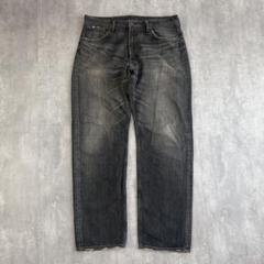 Z52【00s】【W36】Levi’s505 デニムパンツ スミクロ 先染め