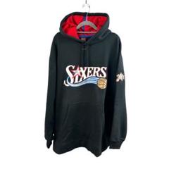 ナイキ76ersシクサーズNBA選手支給品ノースリーブフーディー XLサイズ ナイキフィラデルフィア76ersシクサーズNBA選手支給品