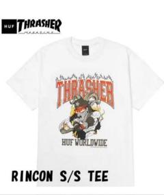 HUF X THRASHER RINCON T-SHIRT コラボTシャツ HUF×THRASHER RINCON T-SHIRT コラボtee - メルカリ