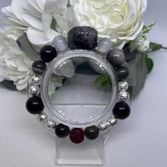 黒曜石ブレスレット vol.Ⅵ ハンドメイド