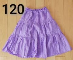 女の子 ボトムス GU ロングスカート120