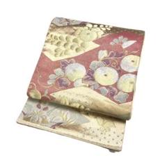 超特価セール開催！！ 袋帯 花柄模様 万寿菊 亀甲柄 金色 KO-1314 - メルカリ 着物・浴衣