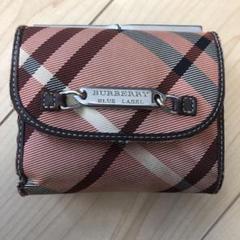 ◆BURBERRY◆ ピンク系チェック柄 ハンドバッグと財布セット バーバリー 二つ折り財布/ミニ財布 財布 レディース バイ