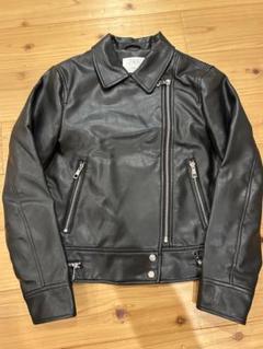 極美品L★ZARA ライダースジャケット　ダブル　ラムレザー　ブラック　羊革 極美品】ZARA 革ジャン レディース XS レザージャケット