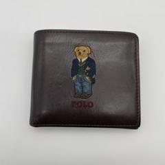 美品✨ポロ　ラルフローレン　グラフィックレザーウォレット　牛革　3つ折り財布 ポロラルフローレン 長財布 チェック柄 ブラックウォッチ PVC