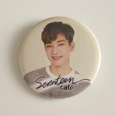 SEVENTEEN セブチ トレカ 缶バッジ ジョンハン カフェ 2017 SEVENTEEN ウォヌ カフェ 缶バッジ 2017 - メルカリ