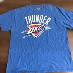 ⑪ OKC NBA 青　ブルー　Tシャツ　オクラホマシティーサンダー　半袖