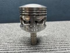 オリジナル　シフトノブ　ピストン　スカル　ドクロ　ホットロッド 値下げ スカル ピストン シフトノブ 1 ギアノブ ホットロッド