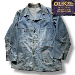 40s50s OSHKOSH オシュコシュ 雰囲気抜群 デニム カバーオール 40s50s OSHKOSH オシュコシュ 雰囲気抜群 デニム カバーオール