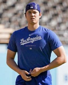 交渉歓迎】大谷翔平 ドジャースユニフォームメンズLレプリカ