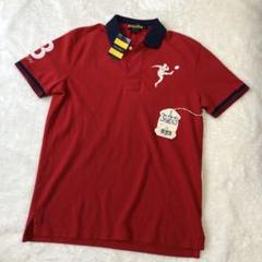 新品未使用　ラルフローレンRUGBY 赤 ポロシャツ Mサイズ