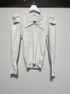 snidel Sustainableカラーデザインニットプルオーバーのサムネイル