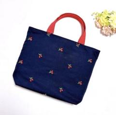 SUMMER SALE‼︎ 小さめレッスンバッグʚ♥ɞトートバッグ　ハンドメイドのサムネイル