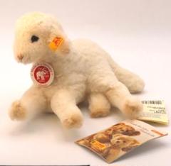 Steiff ホワイトフェルトぬいぐるみ 約20cm