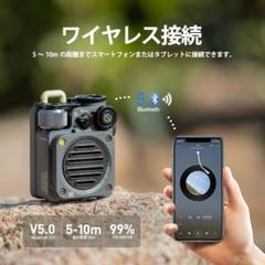 【新品】Muzen | ミニブルートゥース スピーカー | メタルグレーのサムネイル