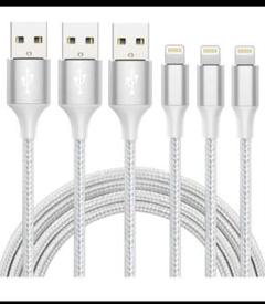 Naoeleii iphone 充電 ケーブルライトニング 2M 3本セット