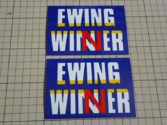 正規品 EWING WINNER WORK ステッカー 2枚 当時物 ワーク