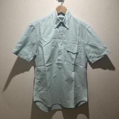 GITMAN VINTAGE プルオーバー半袖シャツ　サイズS サックスブルー
