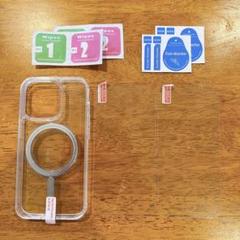 ⭐️ iPhone14 Pro ケース クリア ガラスフィルム スマホフィルム