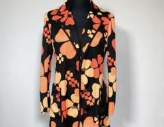 最終値下げ[vintage] 70's　昭和レトロ　花柄ジャケットのサムネイル
