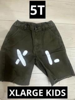 XLARGE KIDS デニム　ハーフパンツ　5T 100〜110cmくらい