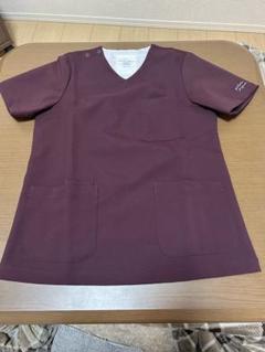 ジェラートピケ ナース服(半袖)2着上下セット 薄紫、えんじ色 ジェラートピケ ナース服(半袖)2着上下セット 薄紫、えんじ色
