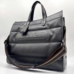 【極美品】 COACH コーチ Field Tote 40 2way ブラック
