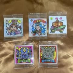 ビックリマン バスフィズ シール 天使、お守り、悪魔5枚セット