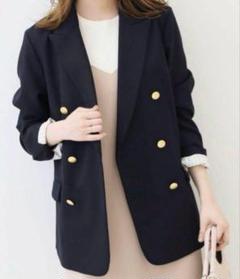【美品✨】Spick&Span ミラノツイルピークドカラージャケット　金釦　38 美品✨】Spick&Span ミラノツイルピークドカラージャケット 金釦