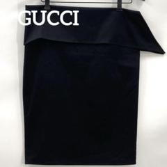 高い素材 / GUCCI(グッチ) スカート/42/羊革/BLK 古着の販売・通販なら | スカート