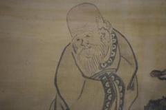 模写/松村呉春/寿老人図/布袋屋掛軸HF-485 模写/松村呉春/寿老人図/布袋屋掛軸HF-485 - メルカリ