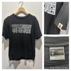 A BATHING APE ブラック　ロゴTシャツ M 日本製