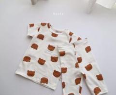 (新品)aosta くまさんルームウェアホワイト100