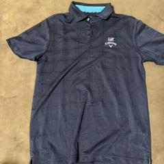 Callaway チェック柄ポロシャツ Mサイズ ネイビー