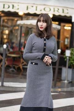 2025年最新】buckingham houndstooth knit dressの人気アイテム