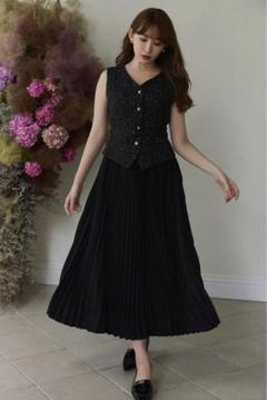 美品♡ Siena Pleated Docking Dress
