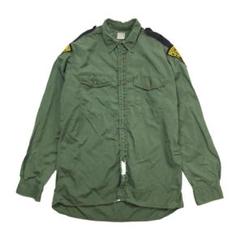 50S ヴィンテージ 西バージニア州警察 ポリスシャツ 長袖シャツ