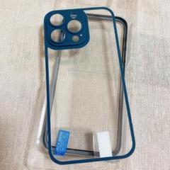 iPhone 13 Pro 6.1インチ　360°保護ガラスケース　ネイビー